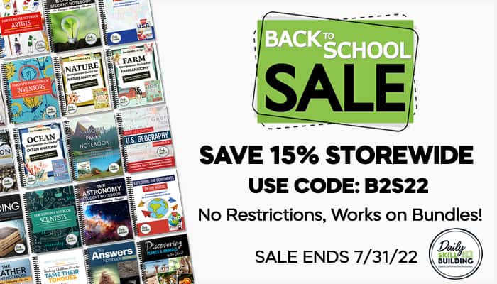 Back to School Sale with Discount Code