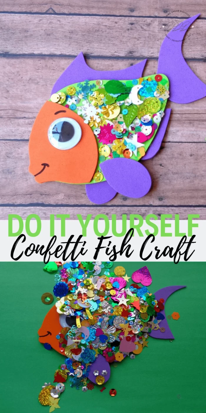 confetti fish craft