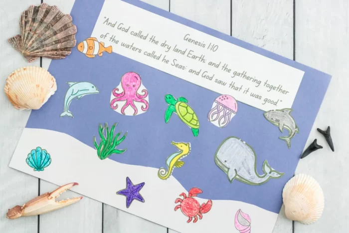 under the sea craft with bible verse