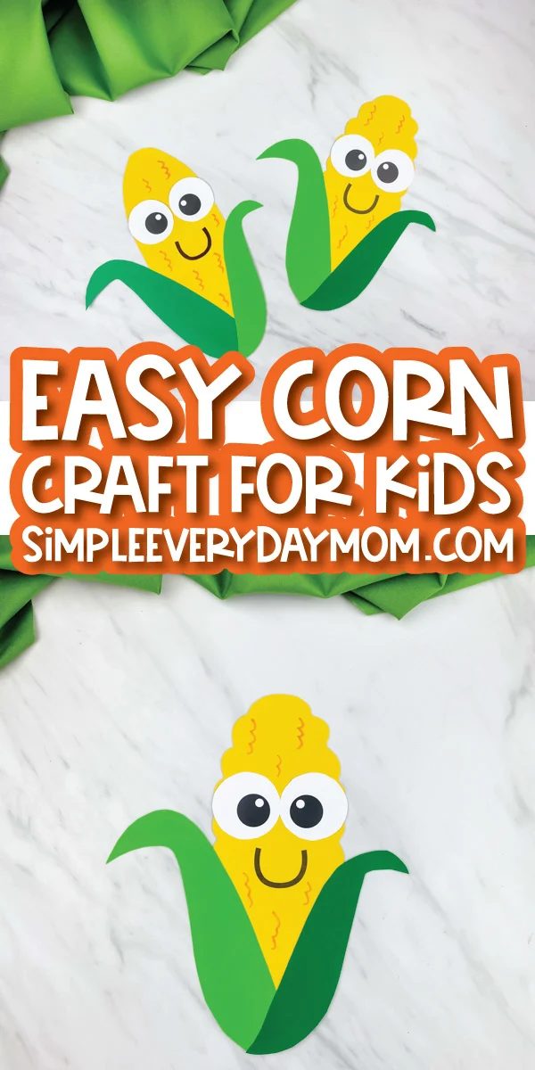easy corn craft for preschool