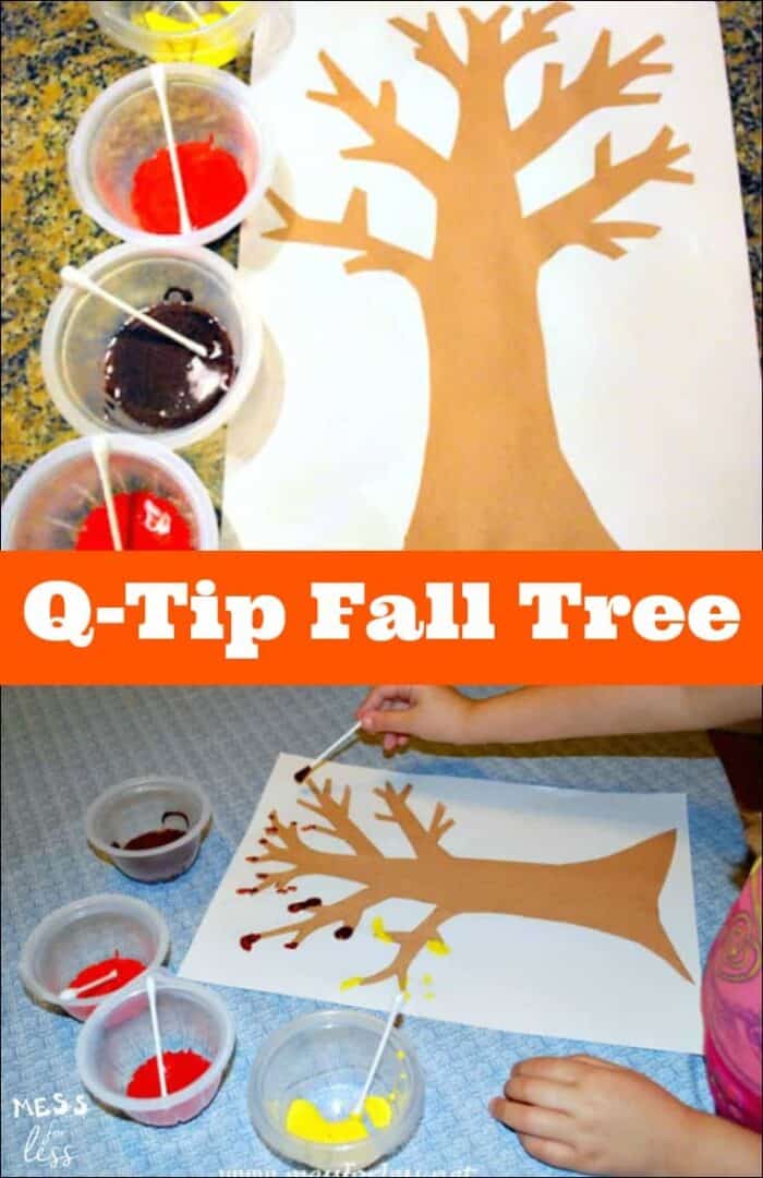 q-tip fall tree