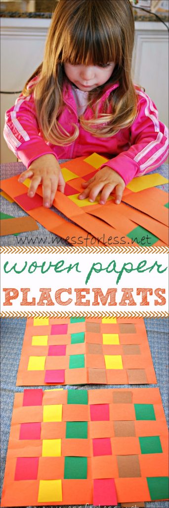 woven paper placemats