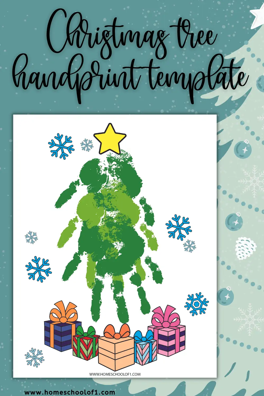 handprint Christmas tree