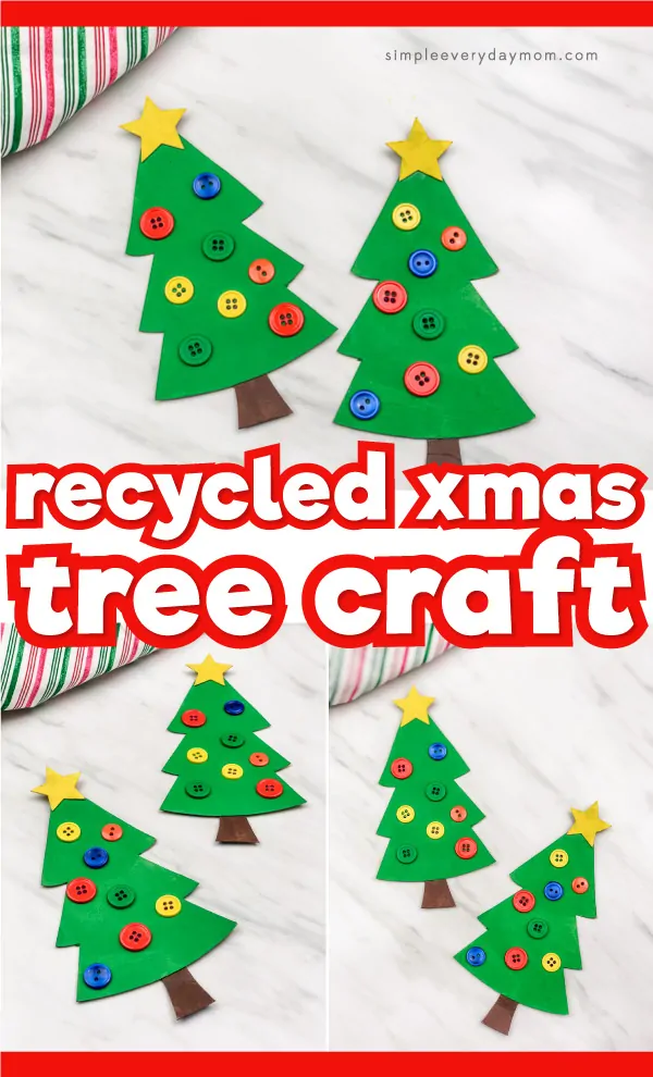 recycled xmas tree craft