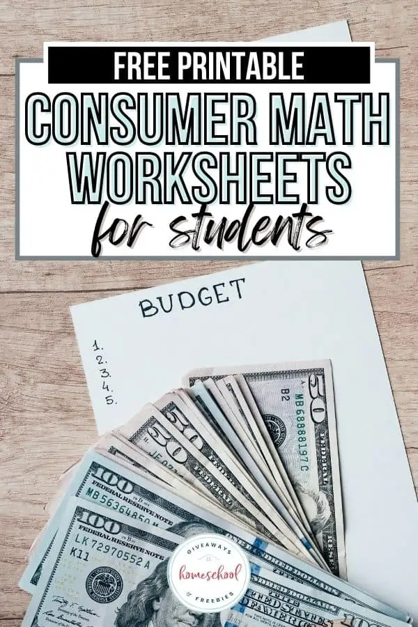 Free Printable Consumer Math Worksheets For Students