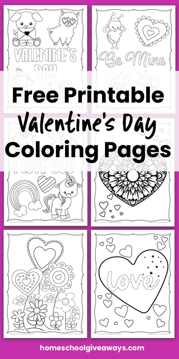 Valentine's Day Coloring Pages