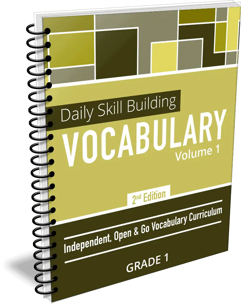 cover for DSB vocabulary grade 1