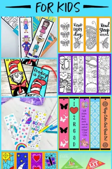 free printable bookmarks for kids