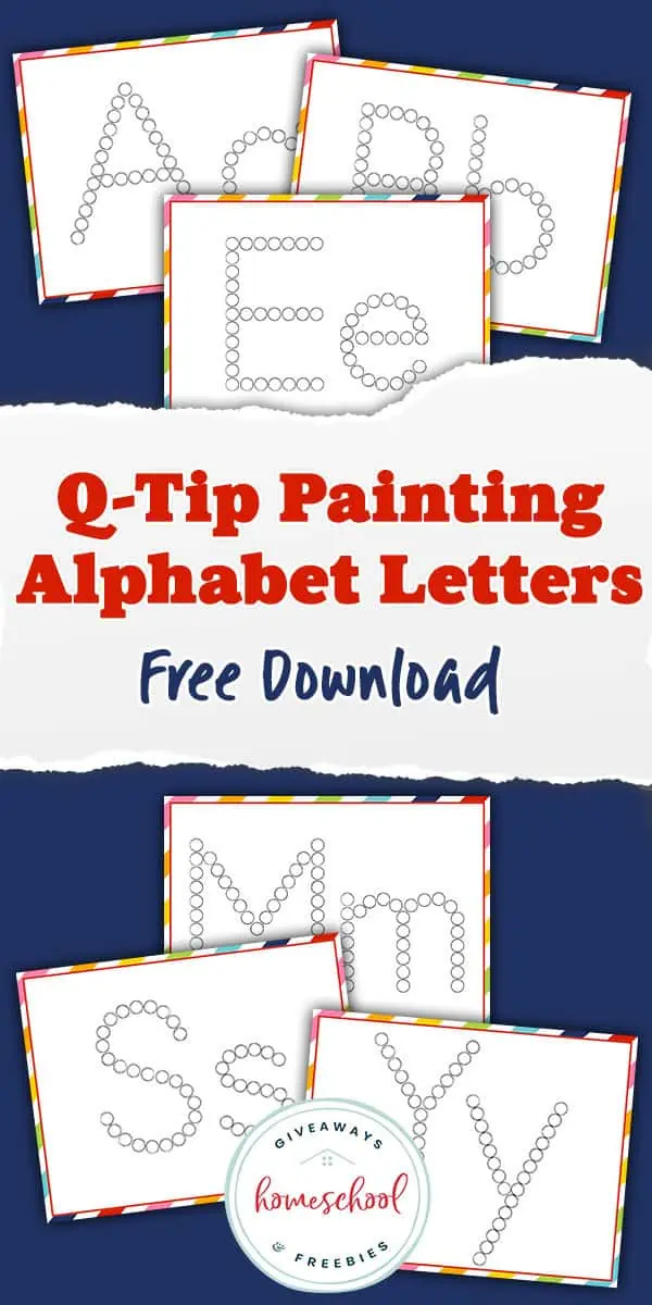 Q Tip Painting Alphabet Letters Free Download