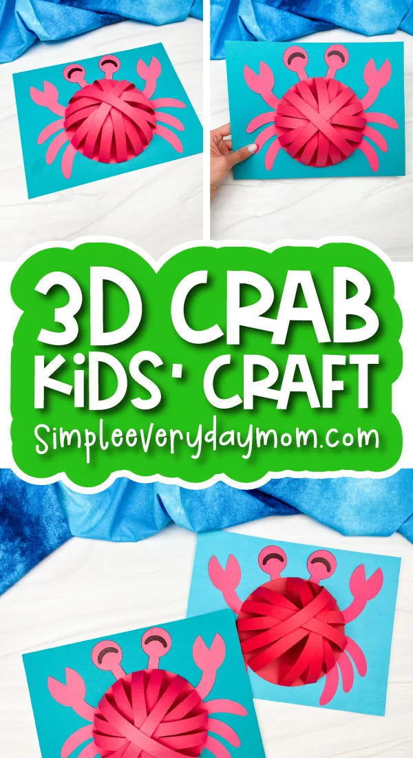 paper circle crab craft