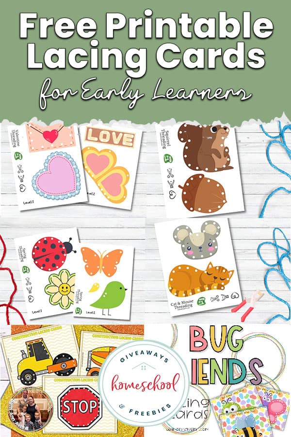 Free Printable Lacing Cards For Early Learners