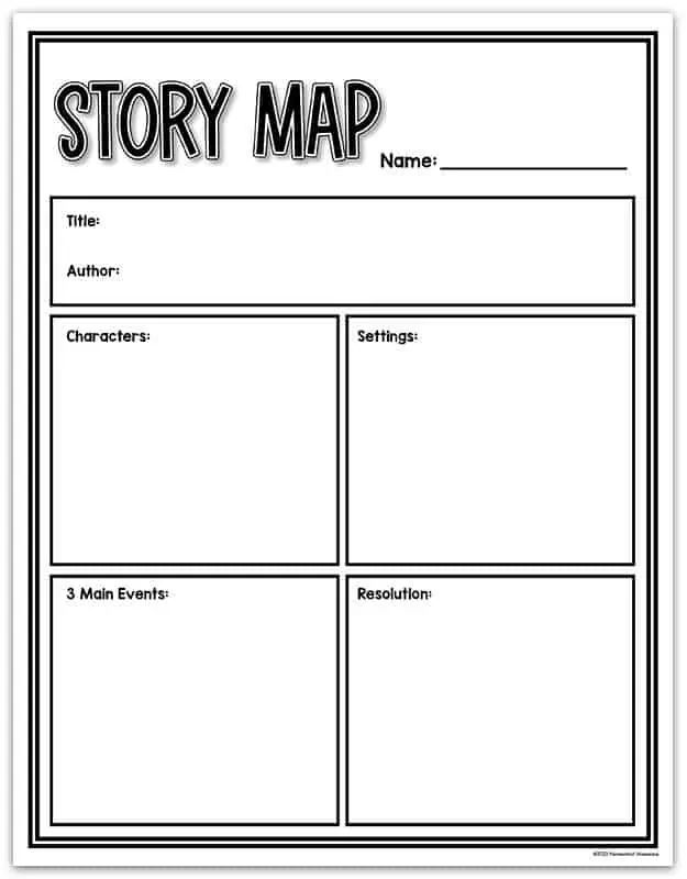 Free Story Map Graphic Organizer Templates for Students