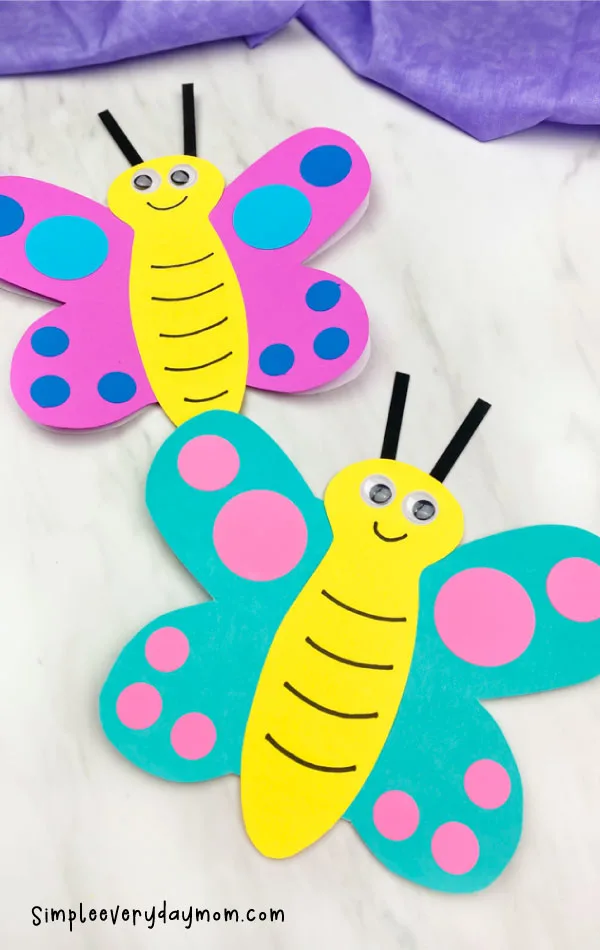 butterfly construction paper craft