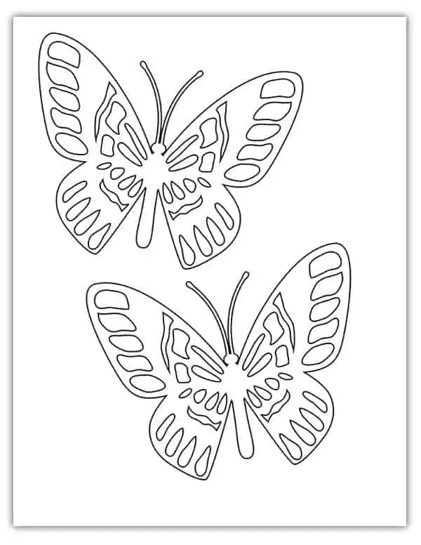 printable butterflies