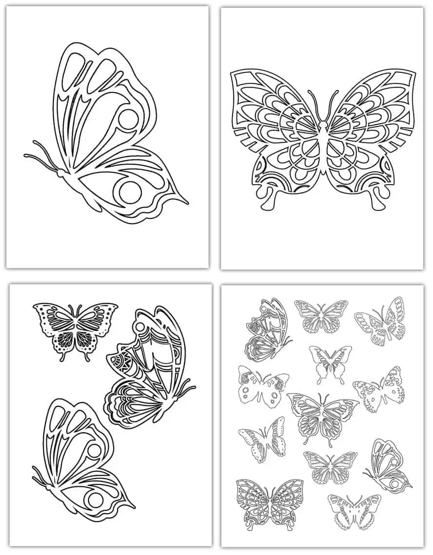 butterfly templates pdf