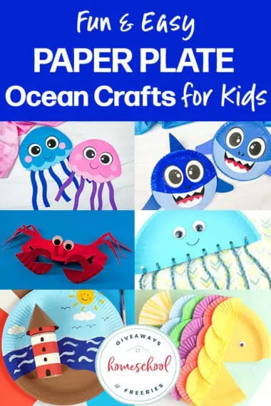 paper plate ocean crafts for kids