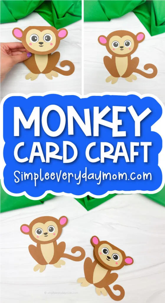 cute monkey craft