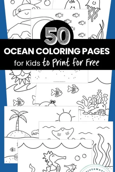 ocean coloring pages for kids