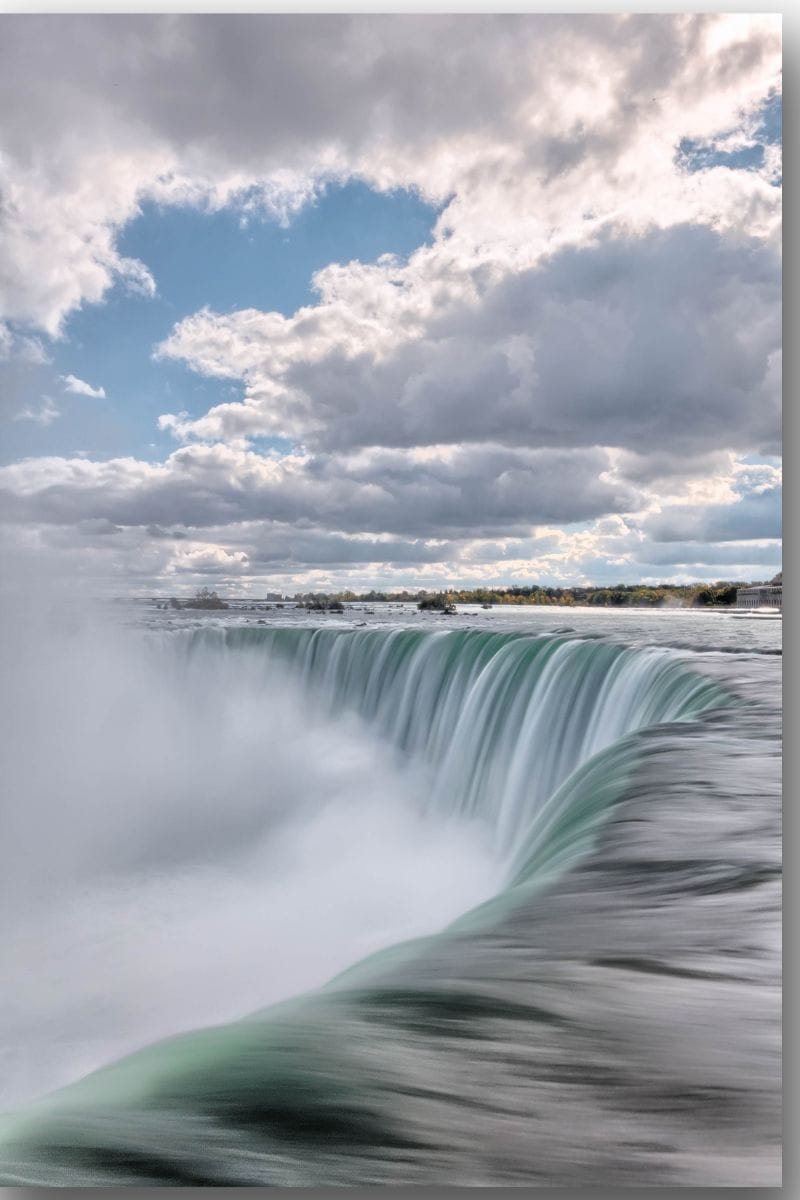 upstate New York National Parks shows an image of the iconic Niagara Falls