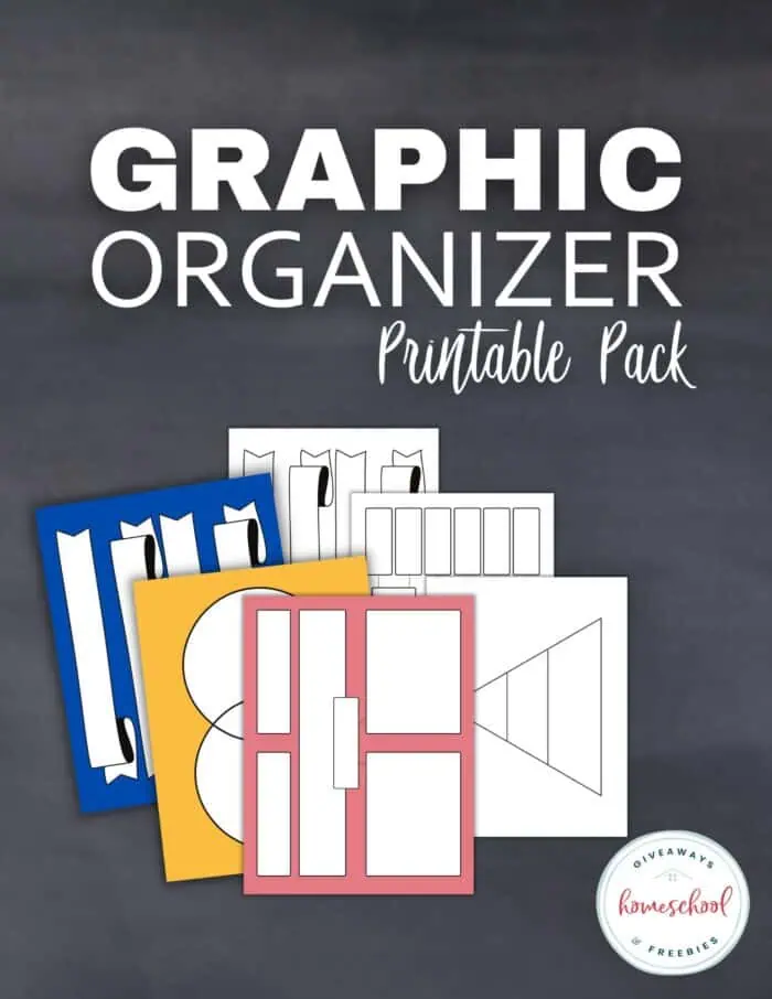 Preview images of the graphic organizer templates