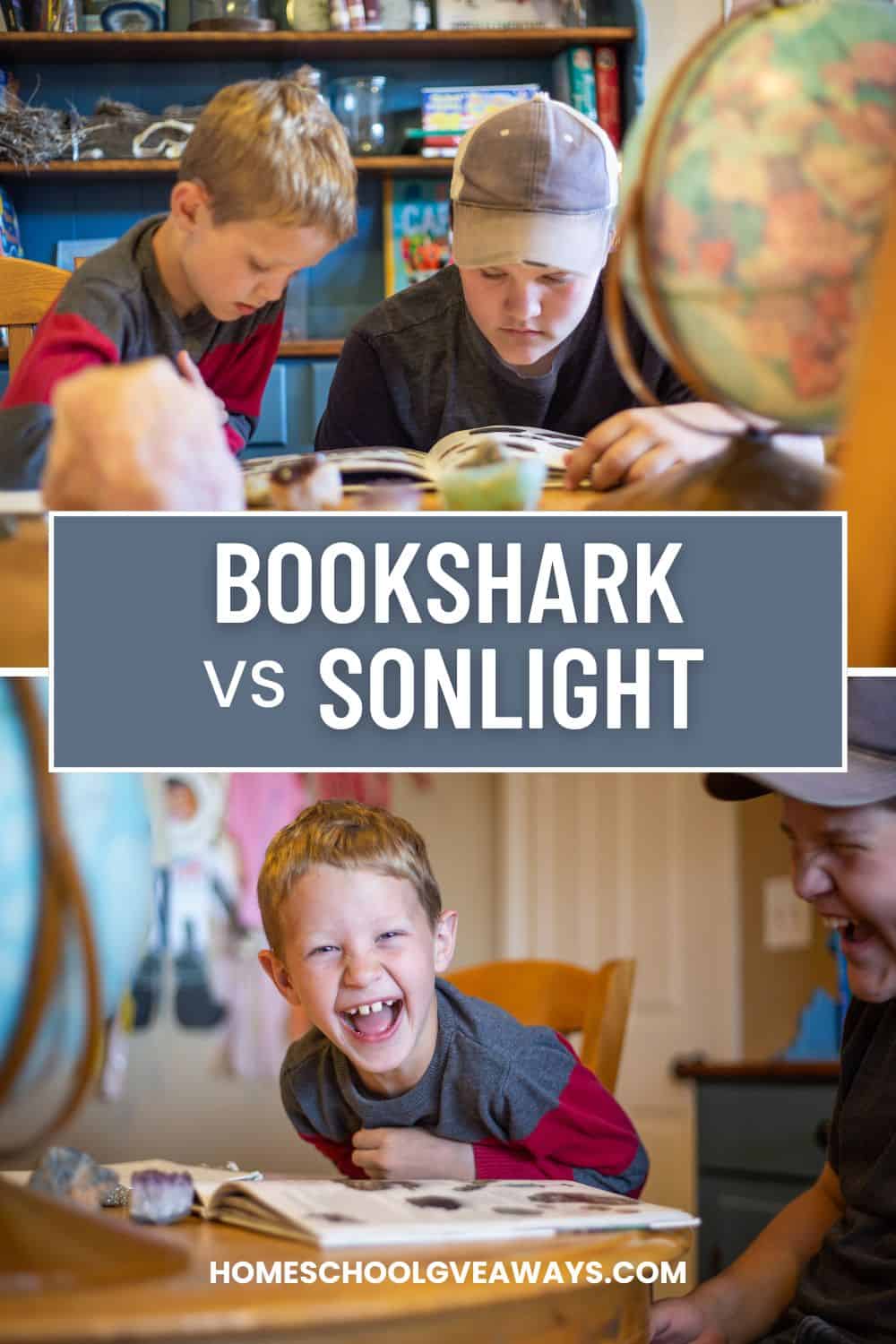 bookshark vs. sonlight 2 boys homeschooling & laughing